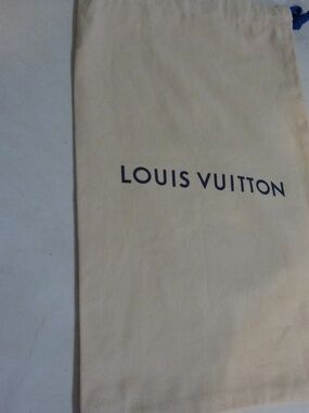Louis Vuitton Shoe Dust Covers 9” X 16”  Shoe Protector Bag Cotton Linen